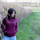 Pferdemädchen Damen Kapuzenpulli